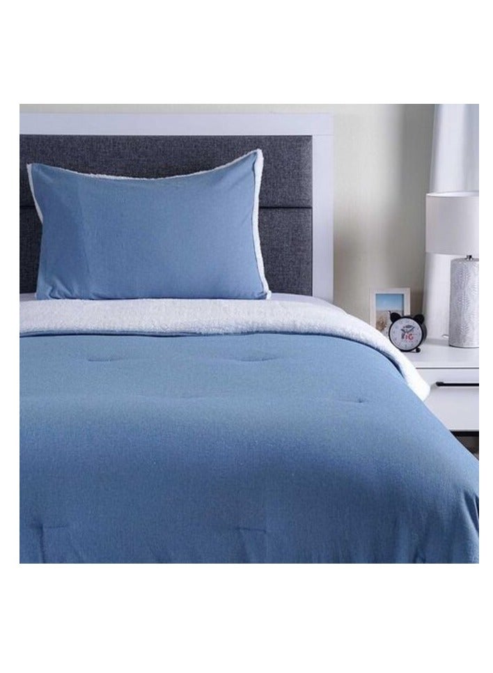 PROMASS Home Reagen 2 Piece Comforter Set 110X125 Blue