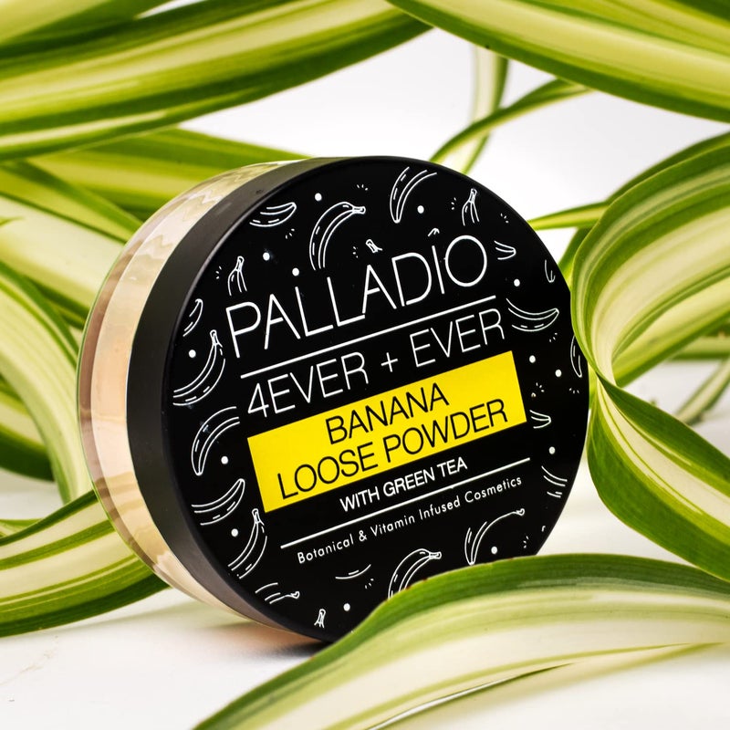 Palladio 4 Ever+Ever Mattifying Loose Setting Powder (Banana Powder) - Image 2