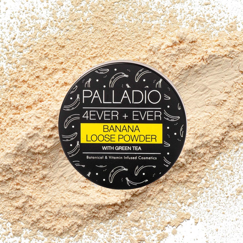 Palladio 4 Ever+Ever Mattifying Loose Setting Powder (Banana Powder) - Image 3
