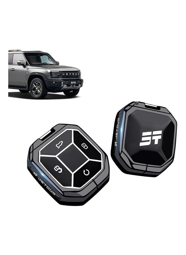 Generic - Key Fob Protectors Compatible with Jetour Traveller T2, JT T2 Accessories & Key Case , Alloy Key Wraps Encase Car Keys in Durable Style - Image 1