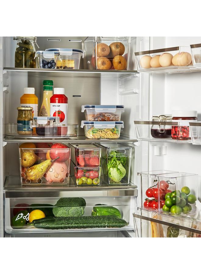 Zaboon Storage Box For Fridge, Set Of 3, Transparent - Image 4