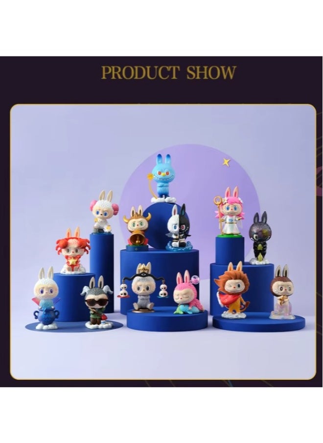 POP MART LABUBU THE MONSTERS Constellation series surprise box toy Kawaii figure Caixas collectible surprise mystery box model  - Image 1
