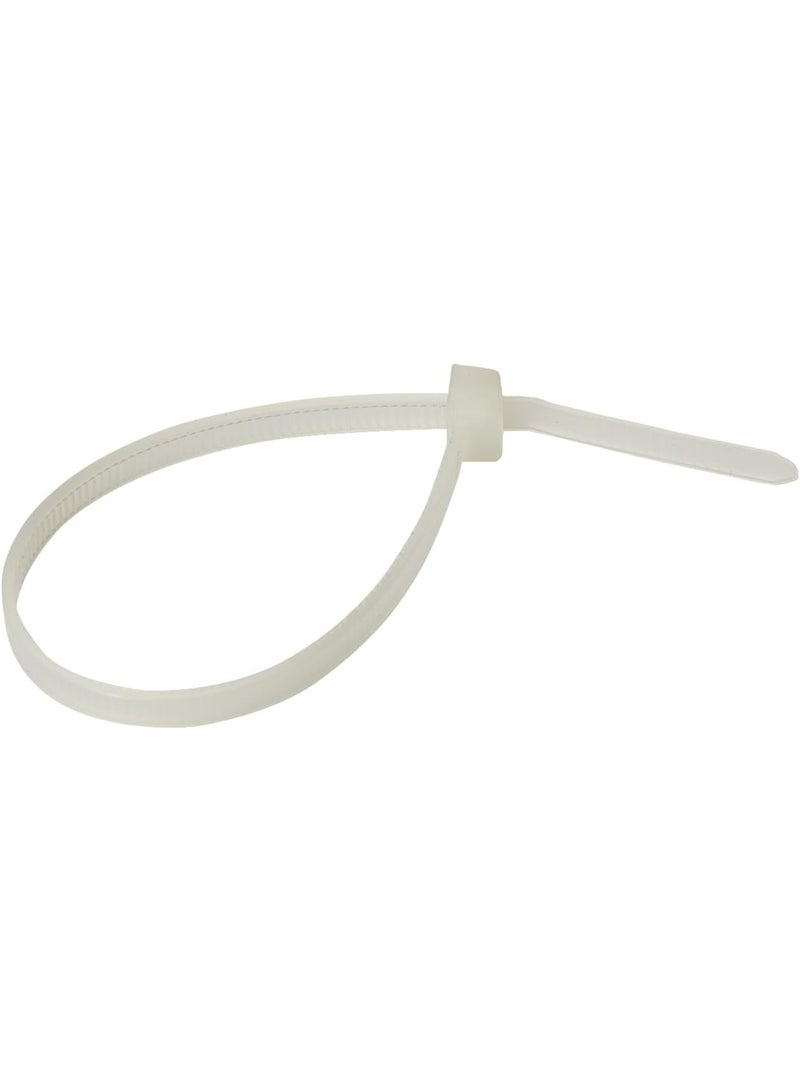 Cable Ties, Made of Polyamide, 370 x 4.4mm, Clear Colour, Smooth Rounded Edges, Super Durable, Self-Locking Cable Ties - Image 1