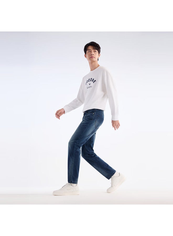 Joeone Men's Jeans Denim Pants S25 Spring Comfortable Breathable Elastic Long Pants For Men - Image 2