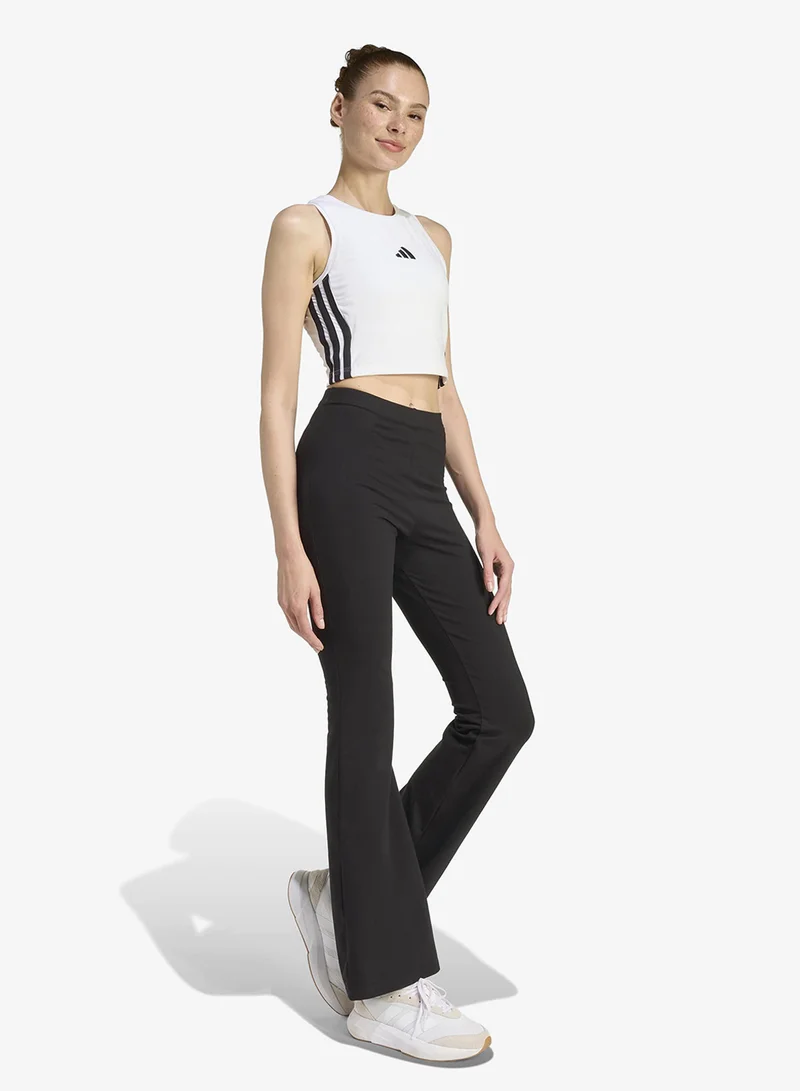 Adidas WHITE 3-Stripes Essential Padded Tank for Women | Best Price UAE