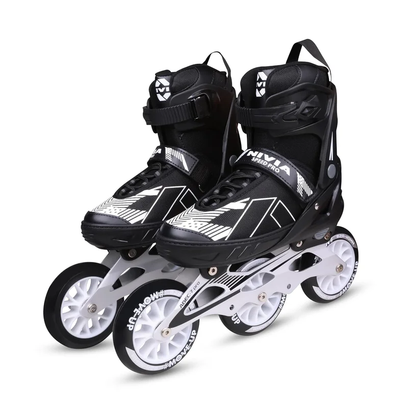 Nivia  Nivia Speed Pro Inline Skate - Adjustable Roller Skates for Unisex Adults with 110mm Wheels  | Best Price UAE