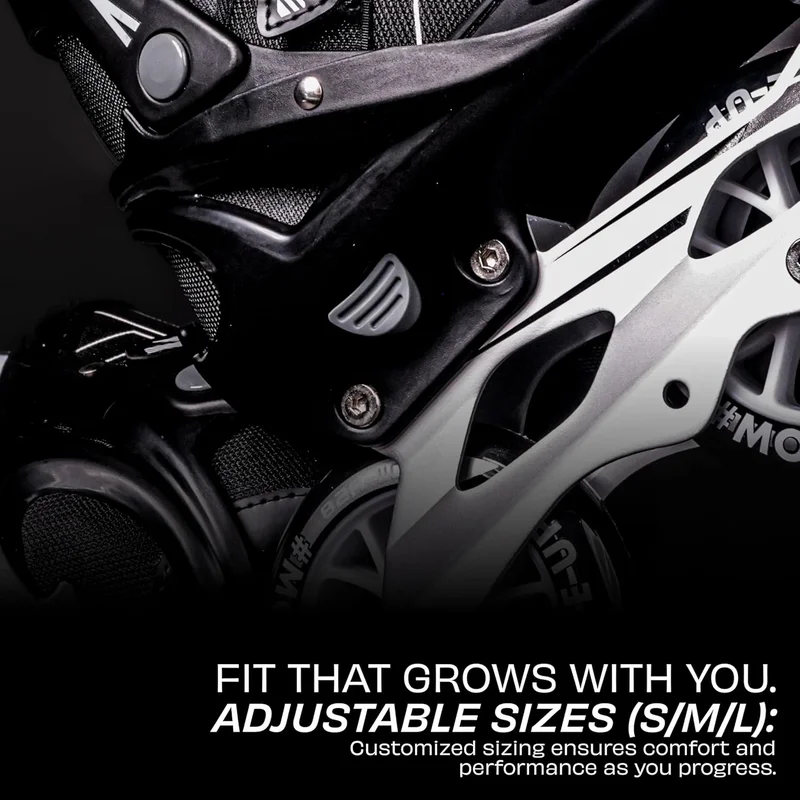 Nivia  Nivia Speed Pro Inline Skate - Adjustable Roller Skates for Unisex Adults with 110mm Wheels  | Best Price UAE