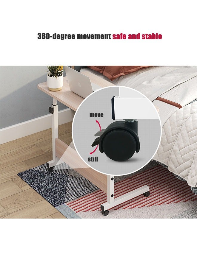 طاولة بجانب السرير قابلة للإزالة طاولة صغيرة بسيطة غرفة نوم المنزل طالب مكتب بسيط عنبر رفع كسول مكتب الكمبيوتر - Image 5