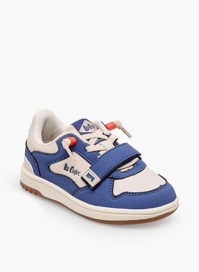 لي كوبر Boys Lace Up Ankle School Sneakers