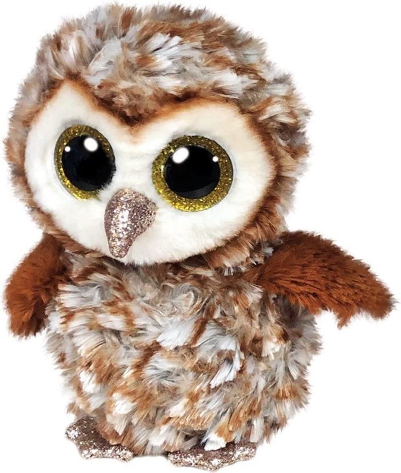 TY T36326 Percy BARN OWL-Beanie BOOS, Multicolored, 15 Cm - Image 4