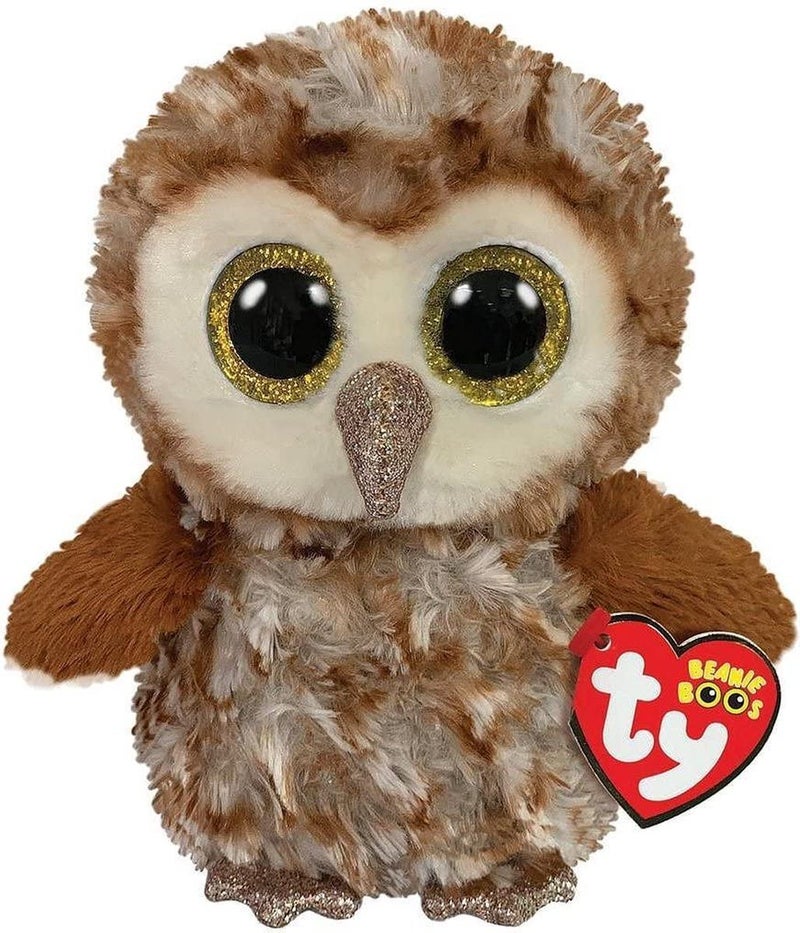 TY T36326 Percy BARN OWL-Beanie BOOS, Multicolored, 15 Cm - Image 5