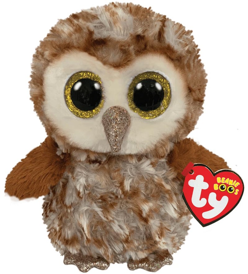 TY T36326 Percy BARN OWL-Beanie BOOS, Multicolored, 15 Cm - Image 1