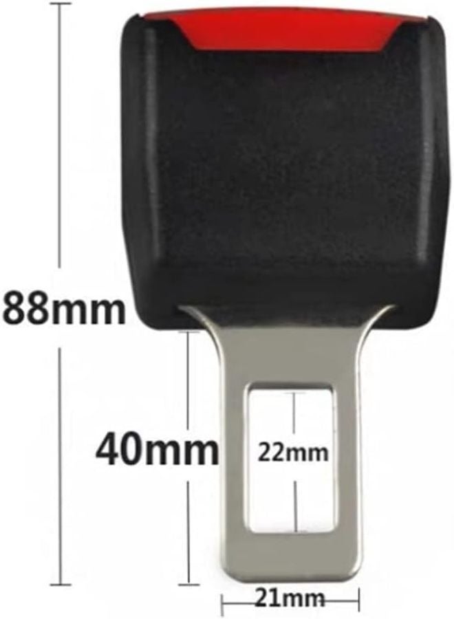 EasyLife 2pcs Car Seat Belt Extender Safety Seat Belt Lock Plug Socket Belt Pad Extender Buckle Plug Clip Car Accessories  - Image 2