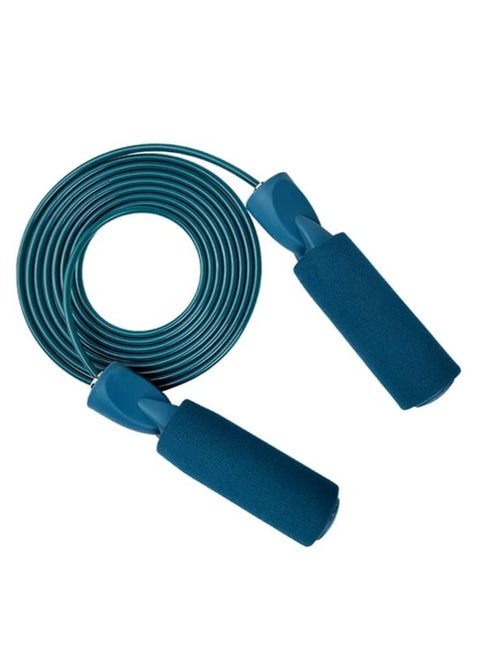 Skipping Jump Rope Double Weighted Adjustable Extra Thick Tangle Free Double Fat Burning with Weighted Jumping Rope for Endurance Weight Lose Cross fit MMA Cardio Workout Green.