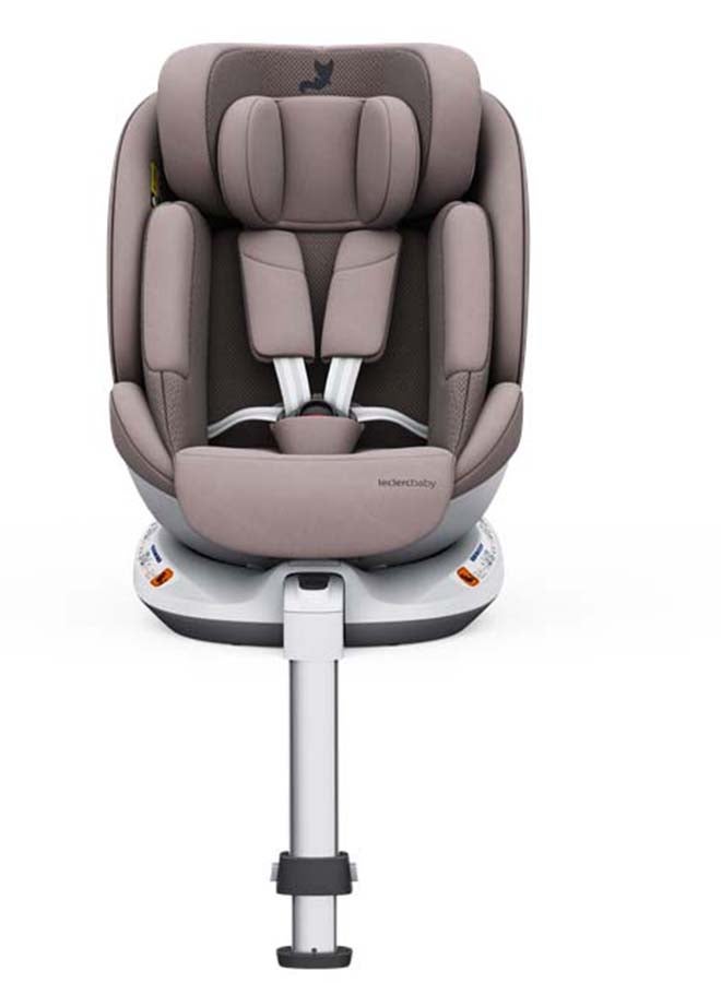 Leclercbaby AURA 360° Rotating i-Size Car Seat with Ventilation & SIPS, 40-150 cm – Truffle - Image 2