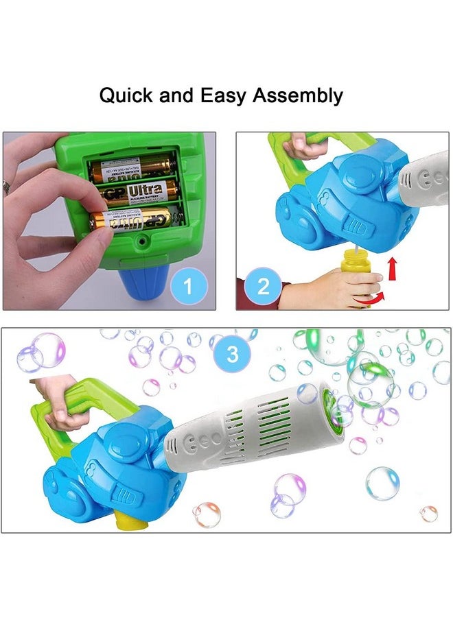ArtCreativity - Bubble Leaf Blower For Toddlers - Kids Bubble Blower Machine With 3 Bubble Solutions. Outdoor Toys For Kids Christmas Xmas Gifts Age Toddlers 1-3 - Image 1