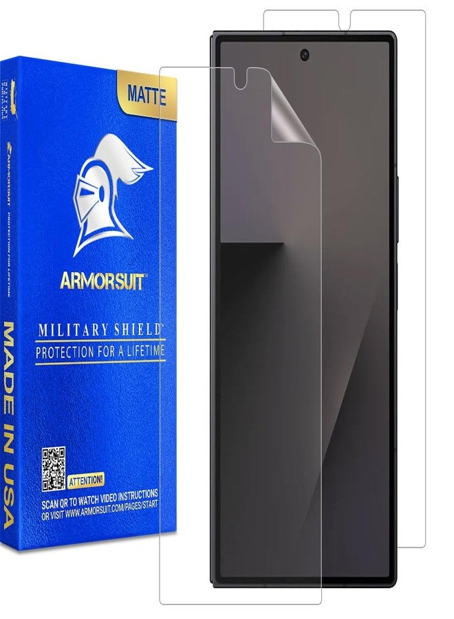 ArmorSuit 2 Pack Paper-Feel Texture Front Screen Protector for Samsung Galaxy Z Fold 7 Case Friendly MilitaryShield Matte Film - Made in the USA - Image 1