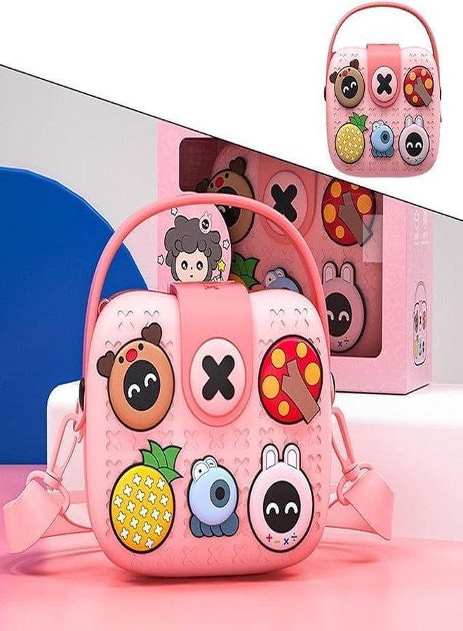 Oupstrive Cartoon Soft Silicone Sling Bag for Girls - Cute Crossbody Shoulder Bag, Lightweight Mini Purse for Kids, Stylish Sling Bag for Toddlers & Girls (Multicolor. Pack of 1) - Image 4