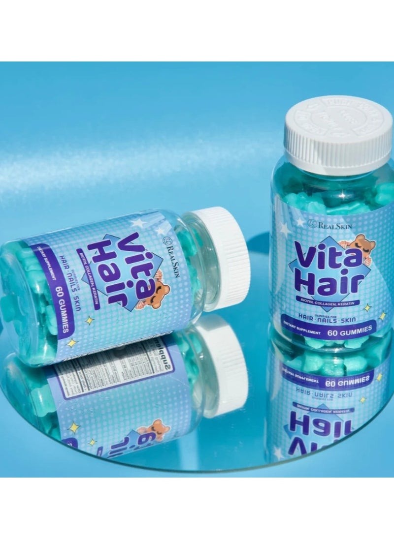 Real Skin VitaHair - Gummies For Hair, Nail And Skin  - Image 2