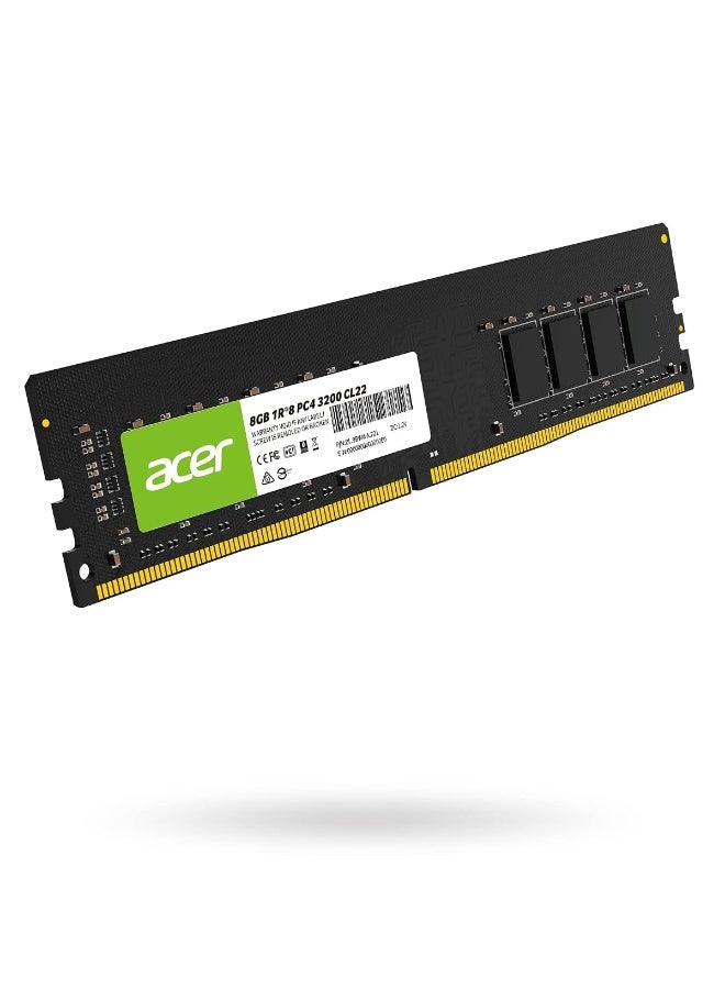 أيسر UD100 8GB DDR4 3200MHz CL22 288-pin 1.2 V UDIMM Desktop Memory 8 GB - Image 1