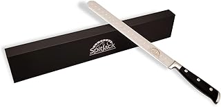 SPITJACK SpitJack Brisket Knife for Meat Carving and Slicing - Stainless Steel, Granton Edge, 11 Inch Blade, BBQ  - Image 1