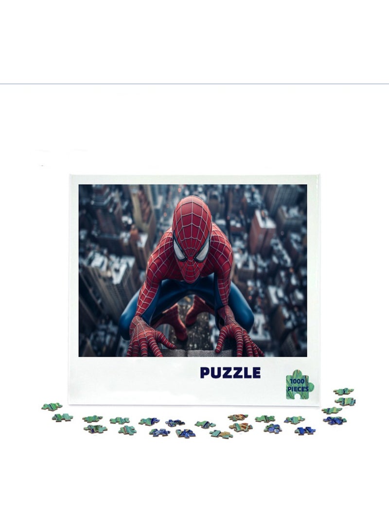 Anna 1000 Piece Colorful Spider Man Anime Jigsaw Puzzle - Image 2