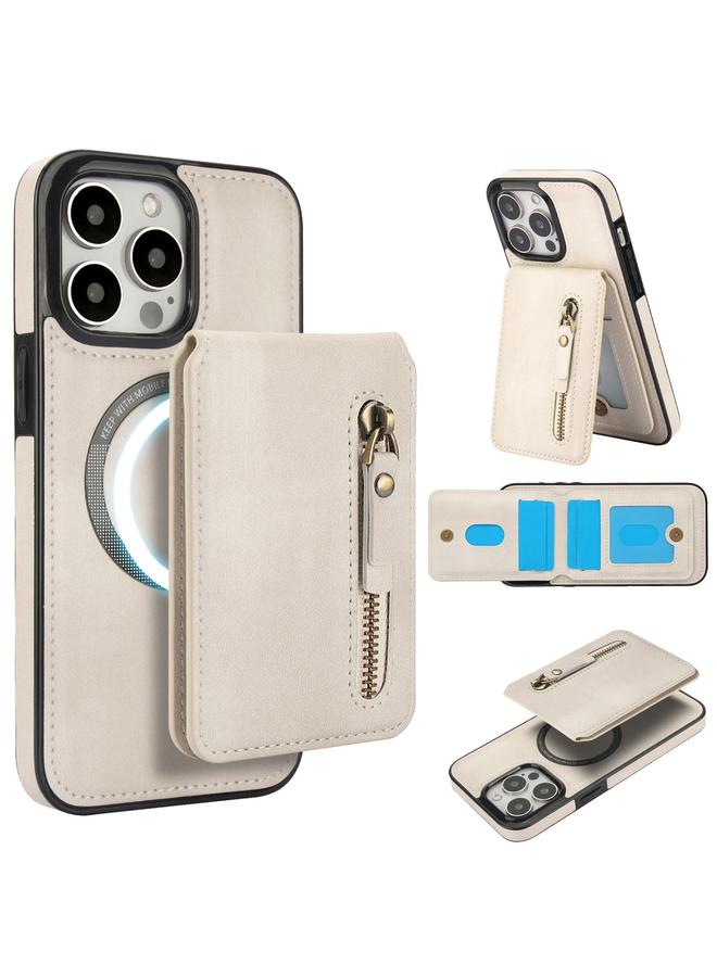 اس-توب جراب لهاتف iPhone 13 Pro مزود بسحاب ومحفظة من الجلد مع غطاء خلفي من MagSafe - Image 1