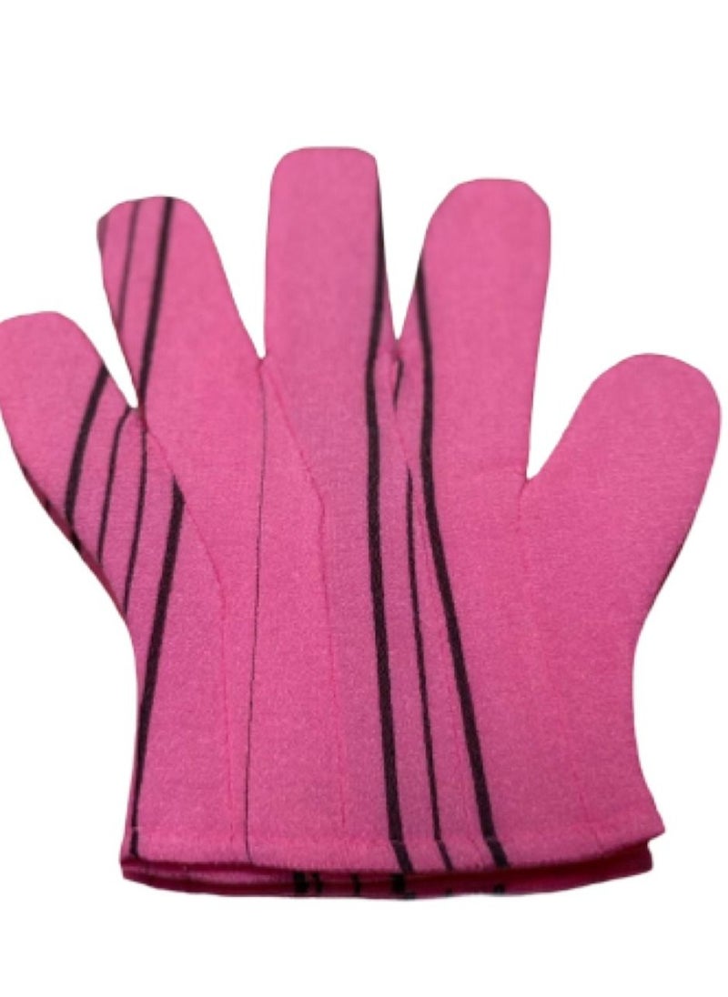 CLOVE Exfoliating Scrub Bath Mitten Pink 