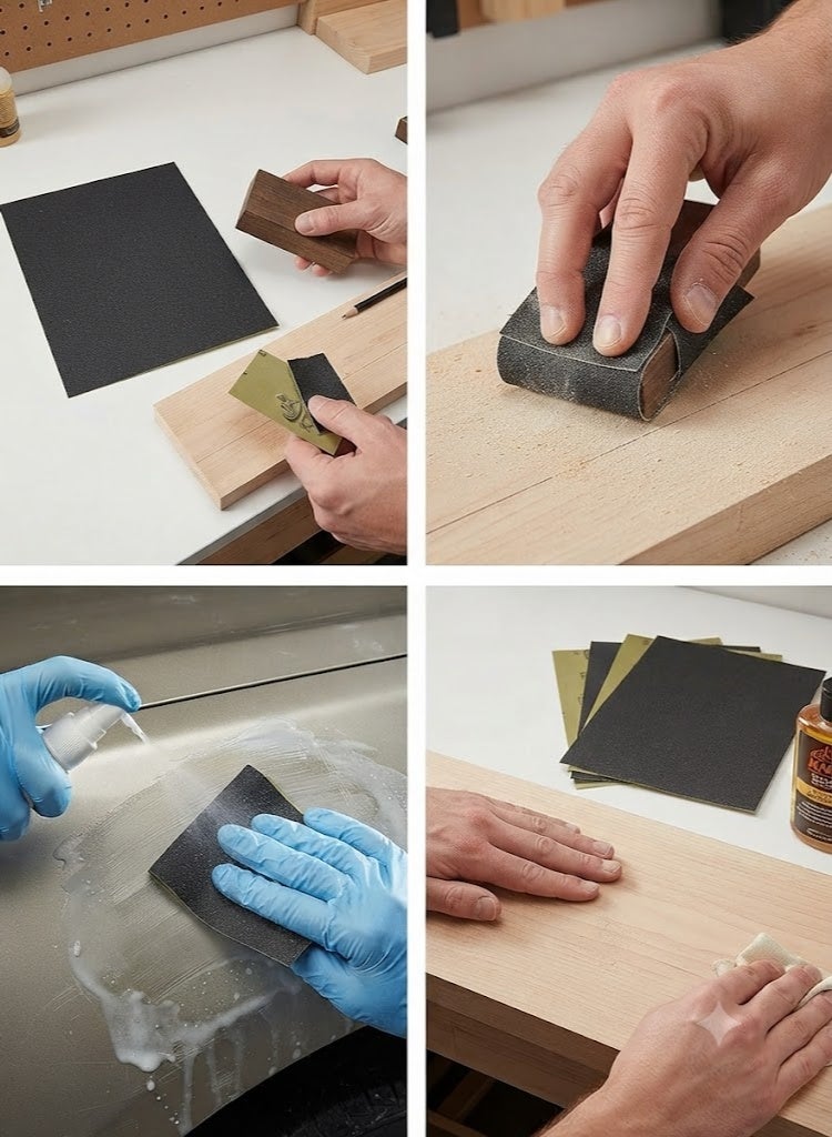 KNP Waterproof Sanding Paper 230 X 280mm - 800 Grit PACK OF 10 - Image 2