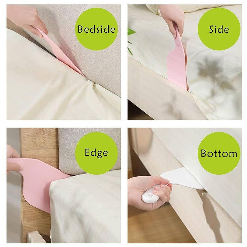 Jigva Bed Fixing Tool Plastic Bed Sheet Tucking Tool Mattress Lifter Tool Duvets Sheets Making Tool Multicolor - Image 4