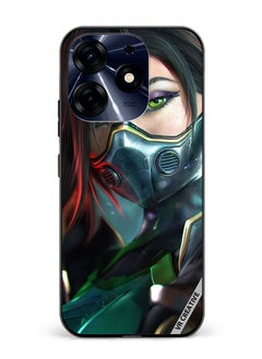Protective Case Cover For Tecno Spark 10 Pro Vipe Valorant Design Multicolour