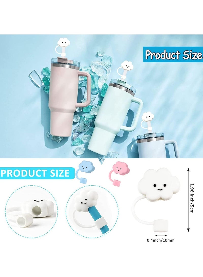 Straw Covers 10Pcs Straw Lids Straw Topper, Accessories Cup Cover for Stanley 30&40 Oz Reuseable Straw Spill Stopper  - Image 2