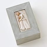 Willow Tree Mother and Daughter, sculpted hand-painted memory box - Image 1