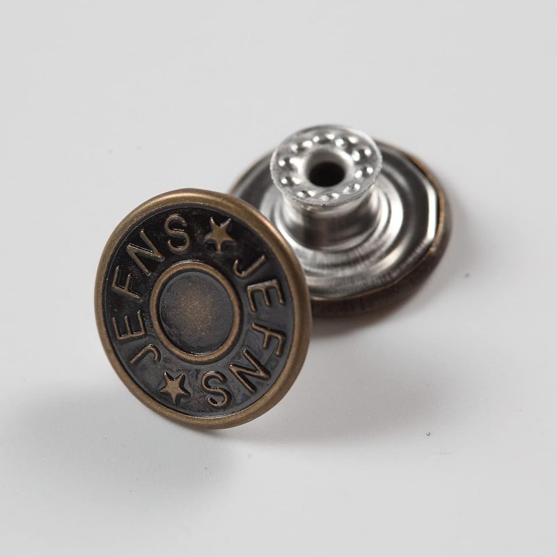 MASONEE 20 Set 17mm Replacement Jeans Buttons - Metal Snap Denim Buttons Kit with Rivets - Image 5