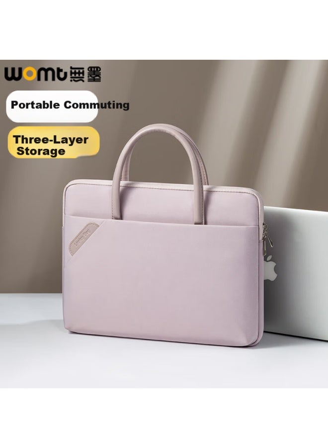 Womt Laptop Bag For Women, Handheld Briefcase, 15.6/16 Inch, Suitable For Apple, Lenovo, Huawei, Xiaomi - Image 1