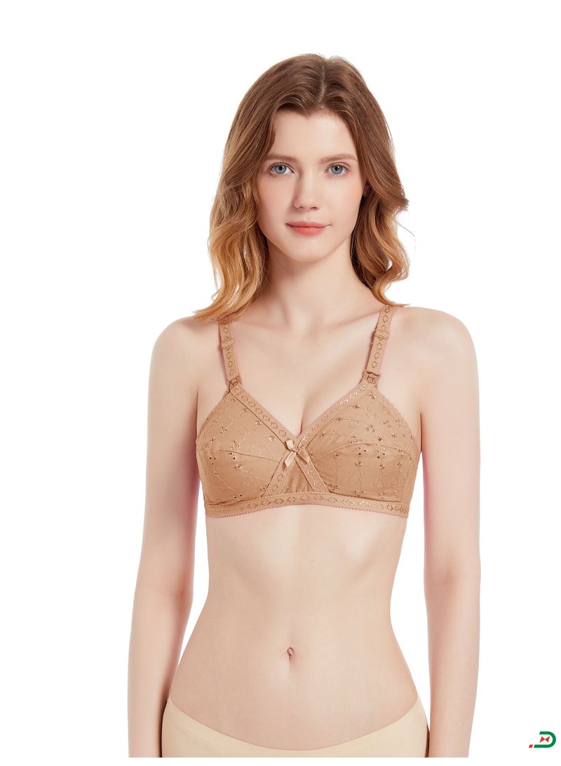 DHABEENA Premium Nursing Bra 2-Piece Set with Easy-Open Cups - Image 3