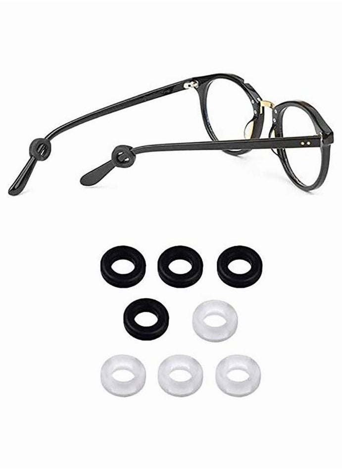 Generic - 19 Pairs Eyeglasses Retainers Eyeglass Ear Hook Silicone Anti slip Eyeglass Holder Round Eyeglass Retainers Suitable for Sunglasses Reading Glasses - Image 1