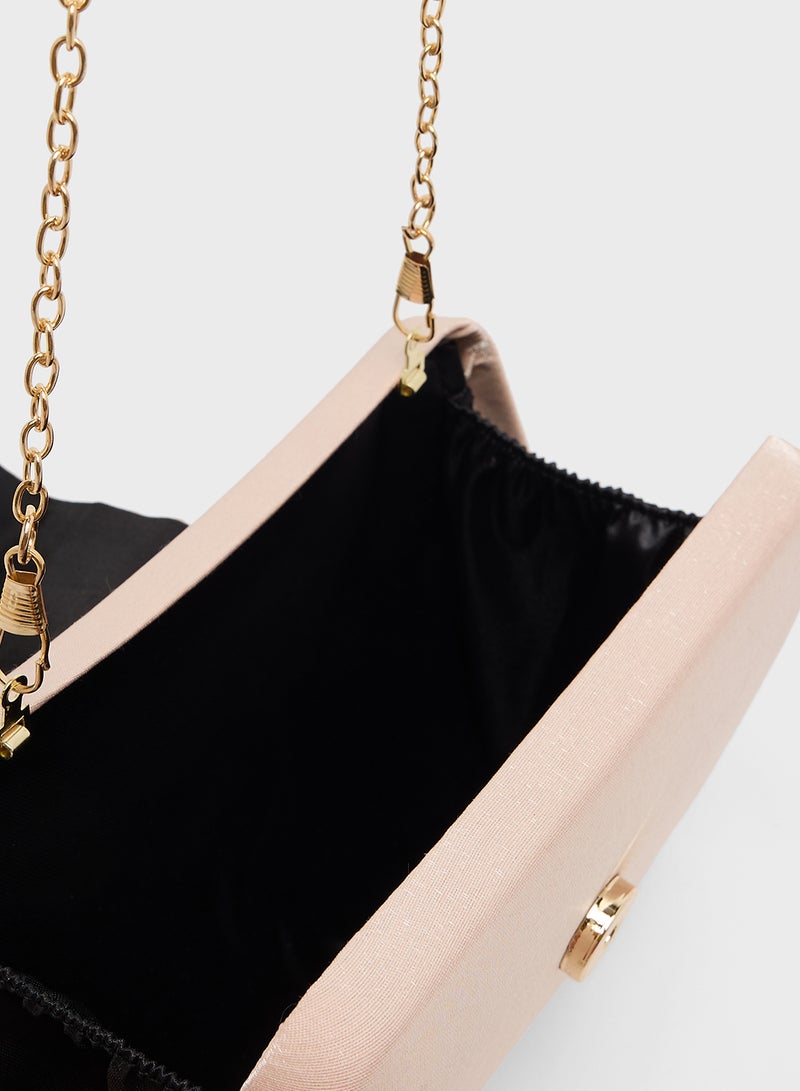 Khizana Rhinestone Detail Clutch Bag  - Image 5
