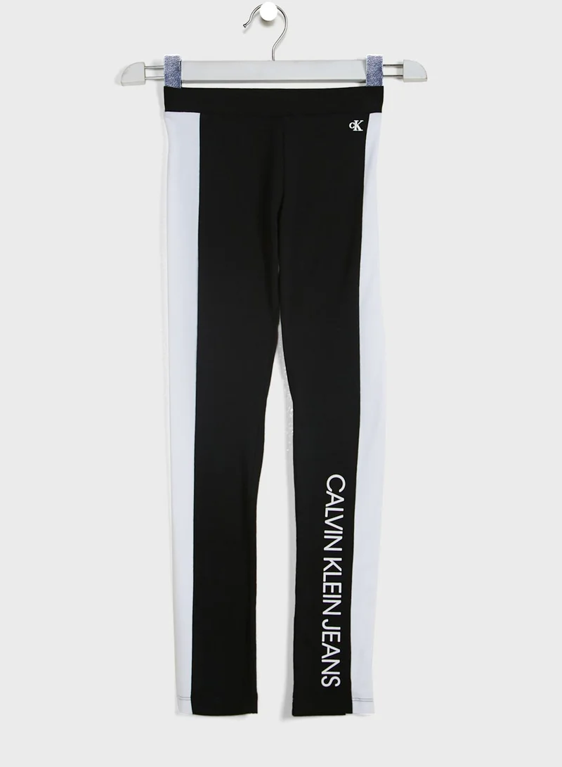 Calvin Klein Jeans Kids Colour Block Leggings