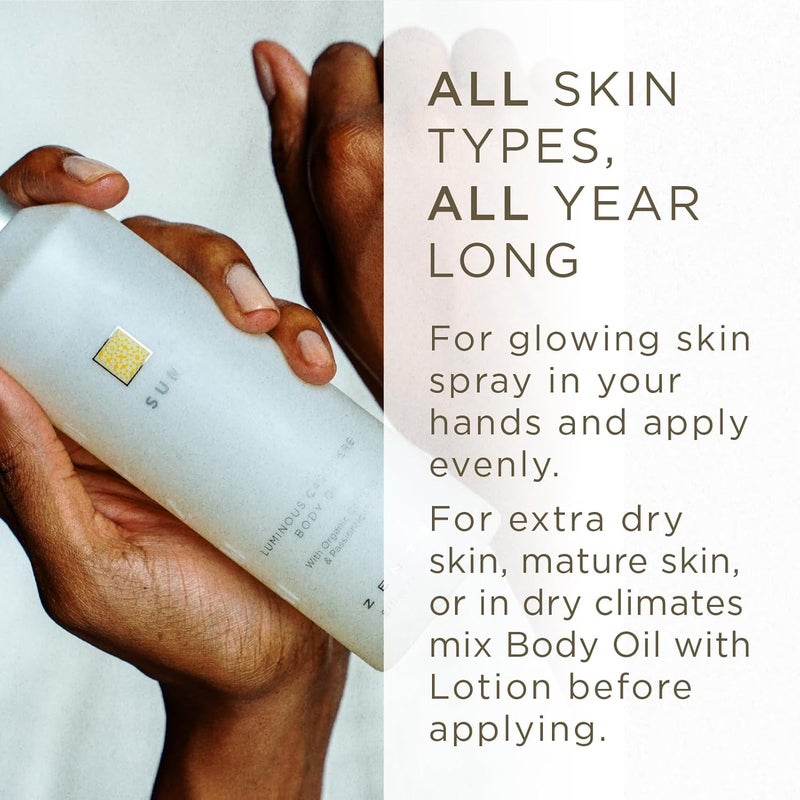 Zents Sun Luminous Cashmere Body Oil - Hydrating Elixir with Organic Coconut & Passionflower, 240ml - Image 5