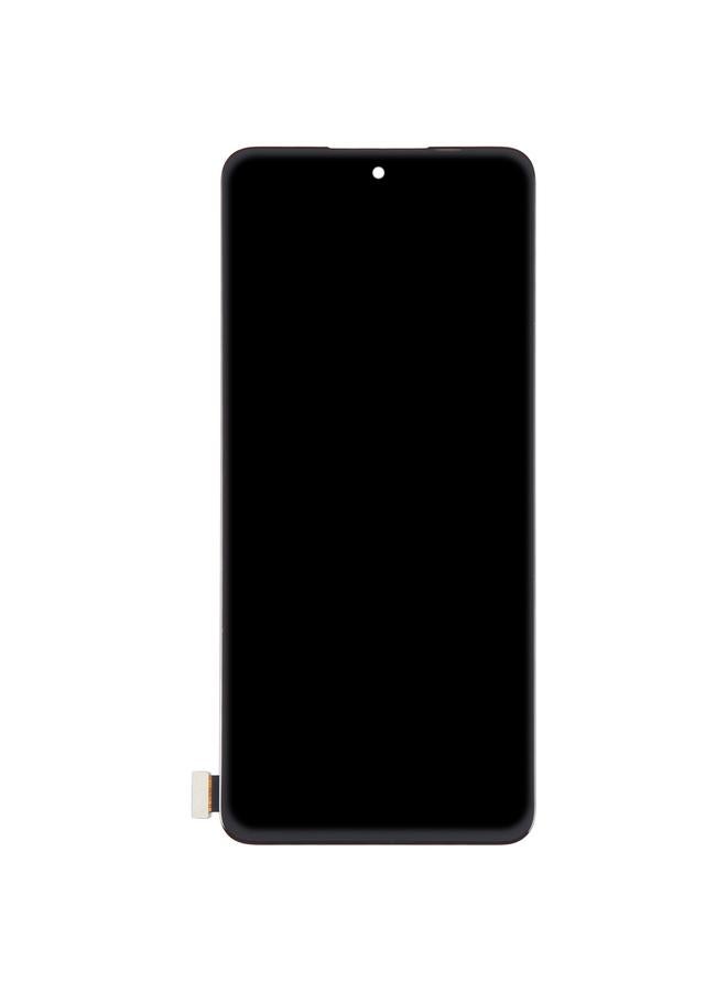 شاشة بديلة لهاتف OnePlus 10T CPH2415 CPH2413 CPH2417 TFT LCD مع مجموعة كاملة من المحول الرقمي، لا تدعم التعرف على بصمة الإصبع، باللون الأسود - Image 2