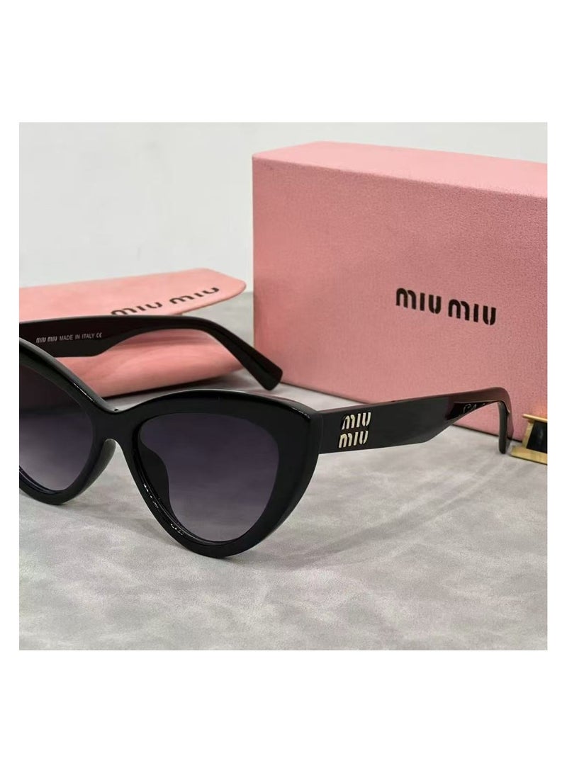 Miu Miu Italian Designer Luxury Retro Style Polarized Sunglasses For Ladies