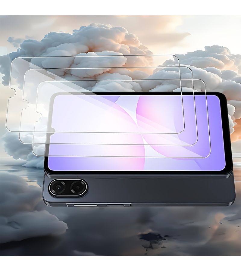 3 قطع فيلم زجاجي مقسّى بالكامل، عالي الوضوح، مقاوم للخدش، سهل التركيب، لهاتف Galaxy A17 5G - Image 2