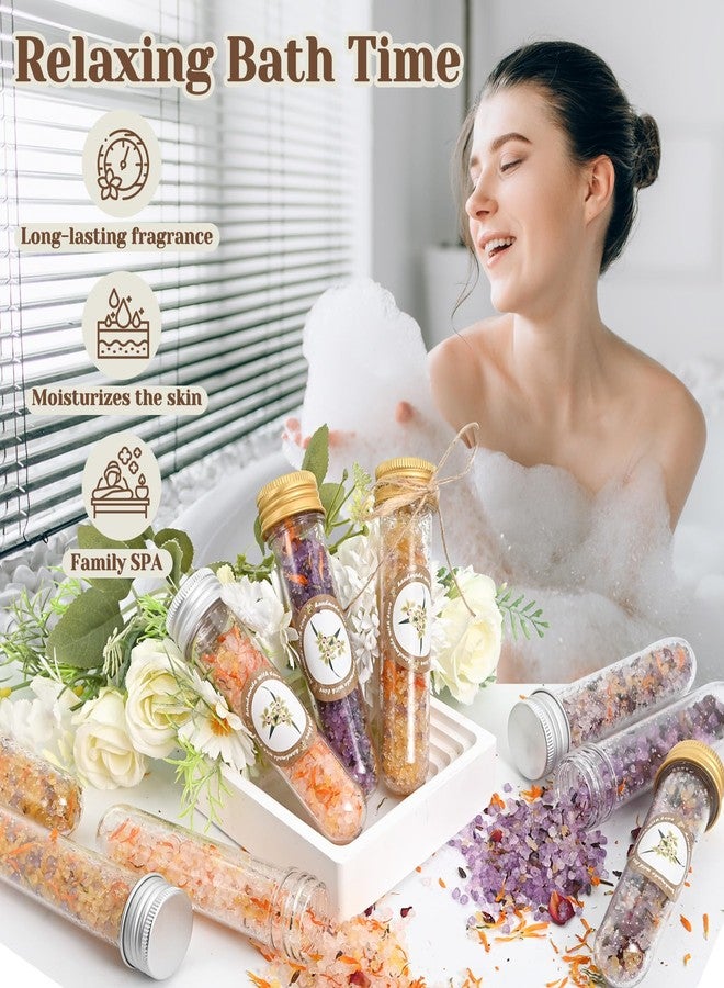 JUYRLE Bath Salts Making Kit- 31PCS DIY Bath Salts Making Kit, Make Your Own Sea Bath Salt, Relaxation Gifts for Women, Lavender, Rose, Body Care Spa Set, Organic Salt Scrubs Gifts for Women & Men - Image 3