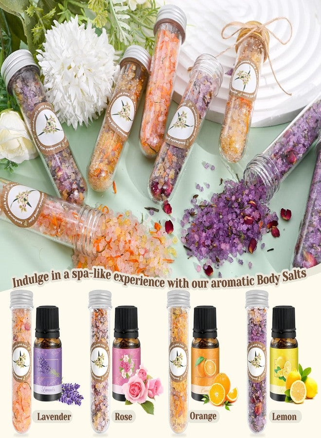 JUYRLE Bath Salts Making Kit- 31PCS DIY Bath Salts Making Kit, Make Your Own Sea Bath Salt, Relaxation Gifts for Women, Lavender, Rose, Body Care Spa Set, Organic Salt Scrubs Gifts for Women & Men - Image 4