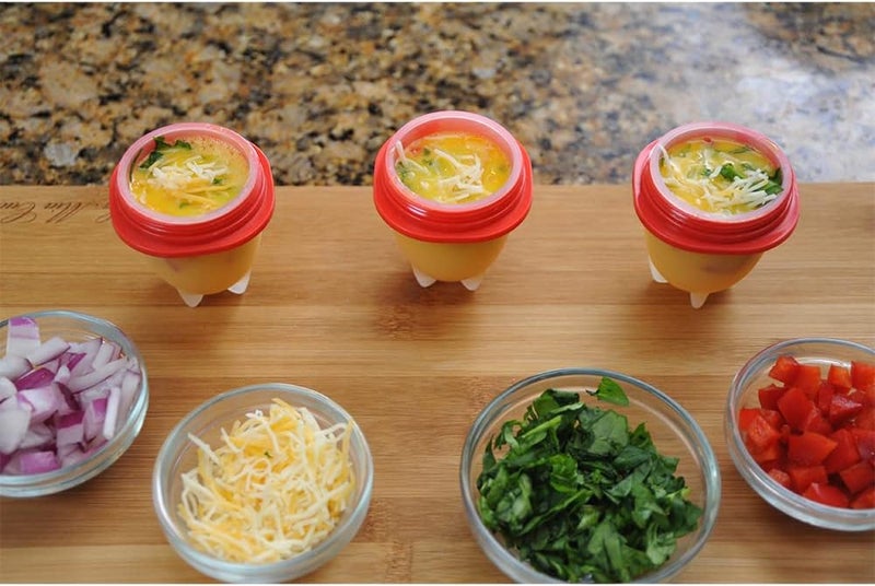 Copper Fit Egglettes Egg Cooker - Hard Boiled Eggs without the Shell, 4 Egg Cups - Image 4
