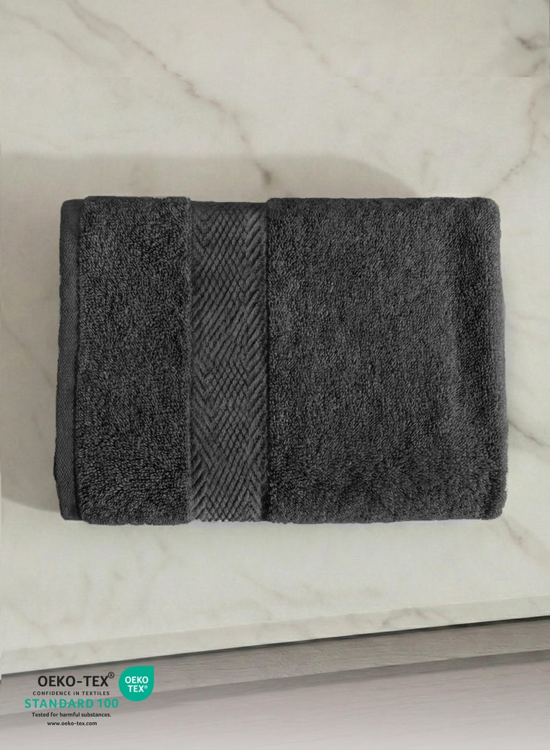 Cotton Home Premium Cotton Towel 30x30cm Face Towel 600 GSM Quick Dry Highly Absorbent Thick Bathroom SoftTowels for Bath And Spa Lightweight, Quick Dry and Durable Grey - Image 5