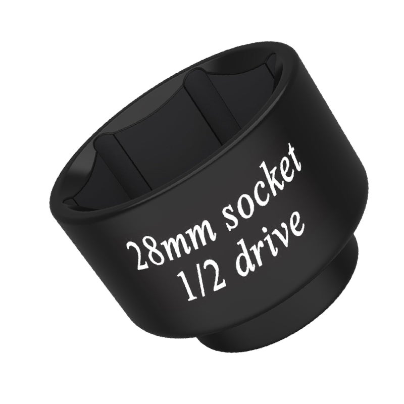 Felisbieti 28mm oil filter Socket wrench 12 driveCRMO for Dodge Ram 67 Cummins Oil filterFuel Filter Canister cap also other vehicle 28mm oil filter removal tool - Image 3