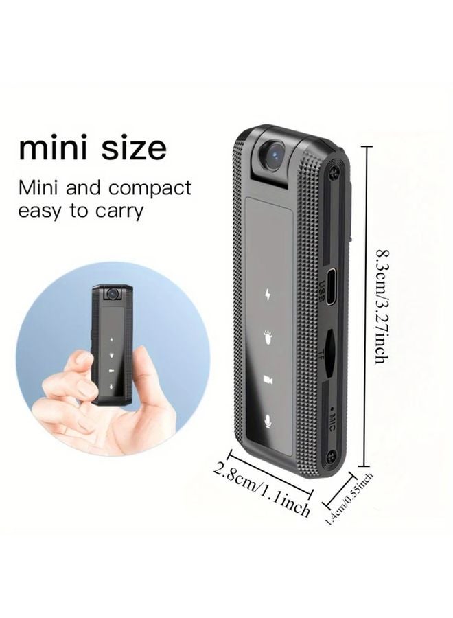 Black 1080P Full HD Wearable Sports Camera Portable Video Recorder with 64GB TF Card - Image 3