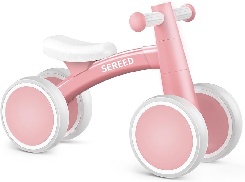SEREED Baby Balance Bike for 1 Year Old Boys Girls 12-24 Month Toddler Balance Bike, 4 Wheels Toddler First Bike, First Birthday Gifts - Image 1